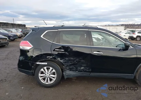 2015 Nissan Rogue Sv z USA, uszkodzony, nr VIN KNMAT2MV2FP519256